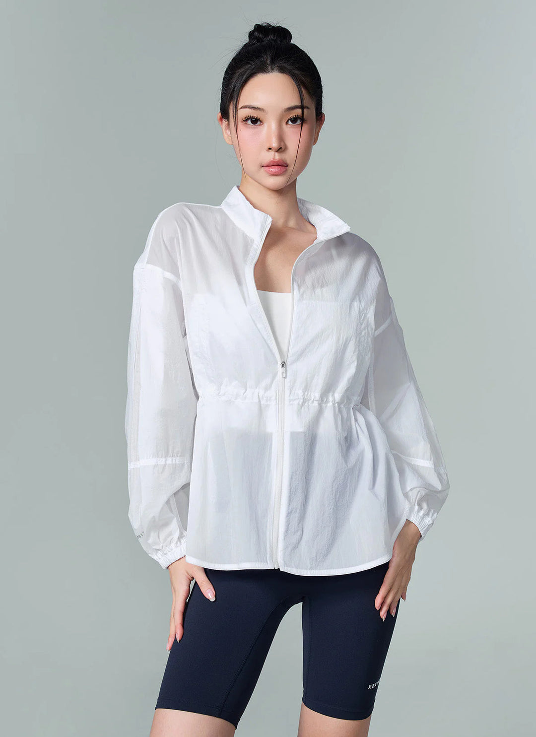 XEXYMIX Light Ventilation Windbreaker in Ivory — image 1