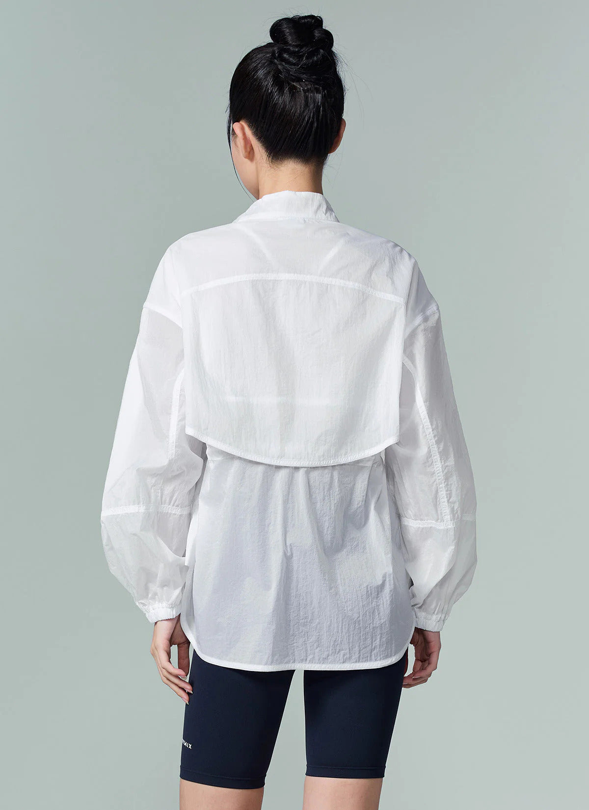 XEXYMIX Light Ventilation Windbreaker in Ivory — image 4