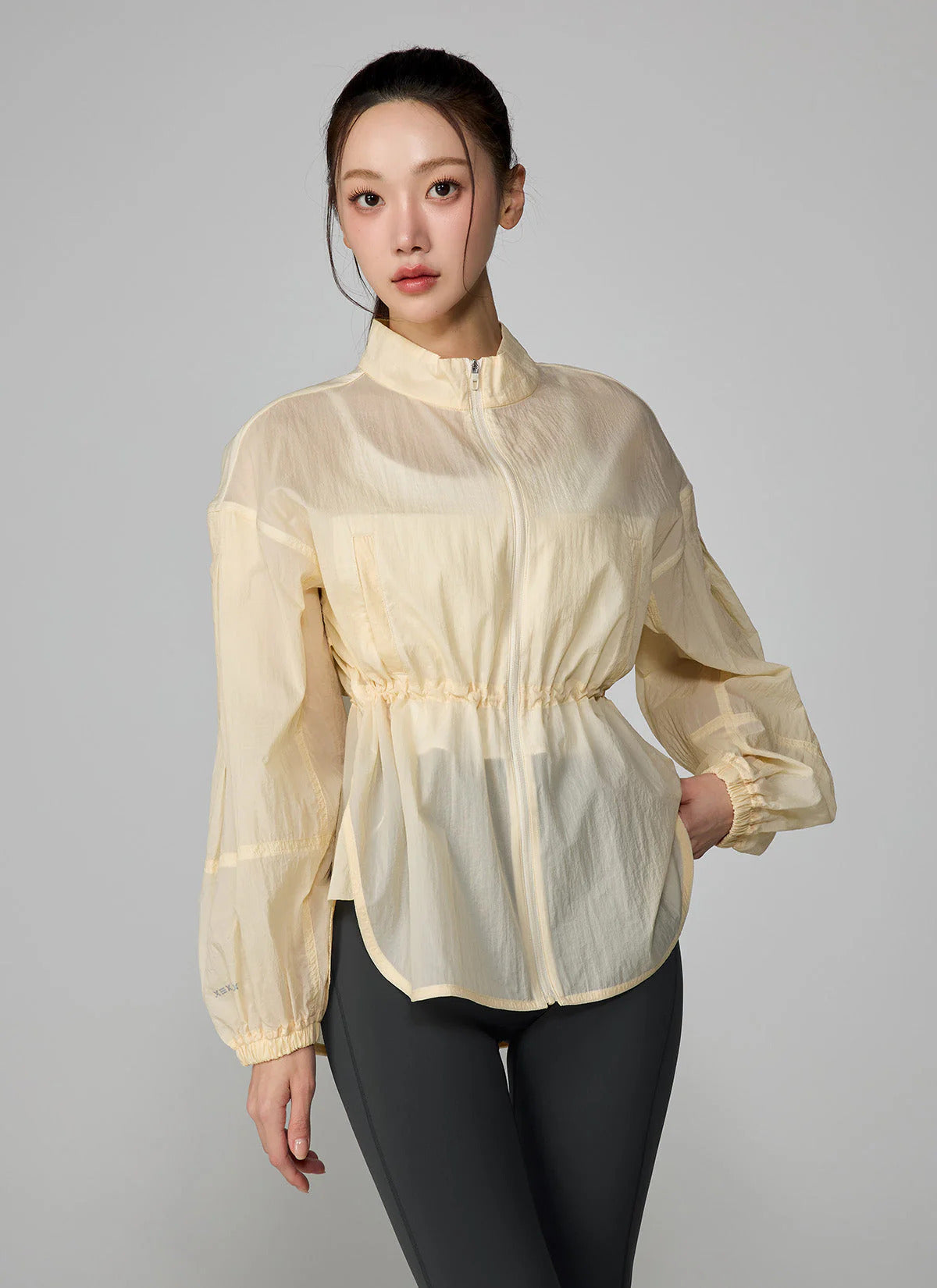 XEXYMIX Light Ventilation Windbreaker in Vanilla Yellow — image 1