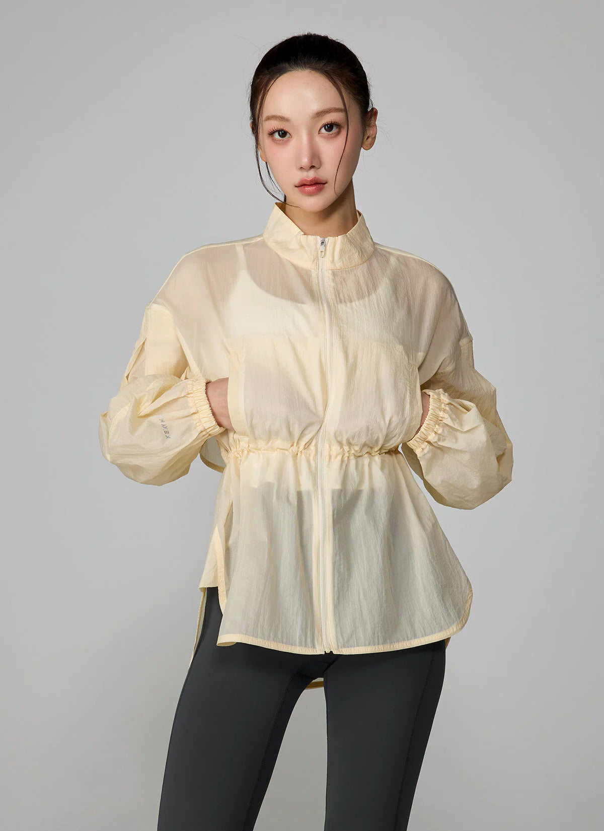 XEXYMIX Light Ventilation Windbreaker in Vanilla Yellow — image 2