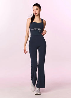 XEXYMIX Comfort Fine Logo Piping Bootcut Leggings in Old Navy — image 1