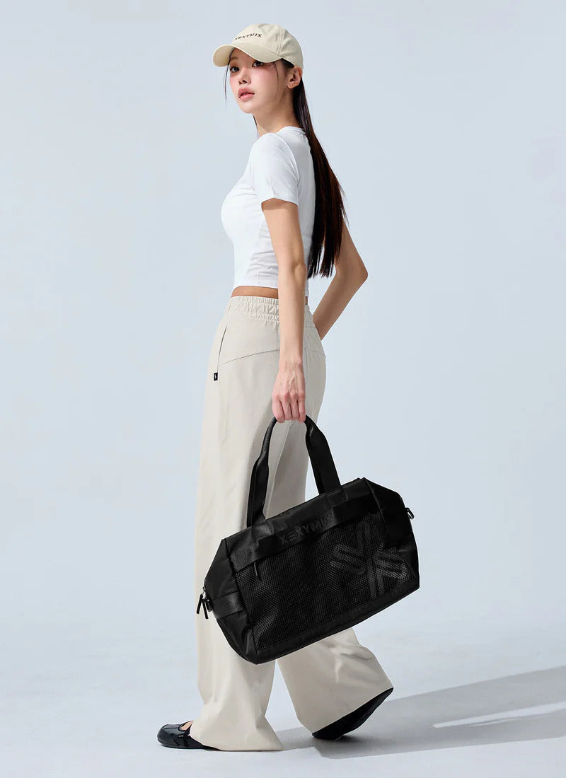 XEXYMIX Comfort Tension Basic Wide Pants in Moonlit Beige — image 3