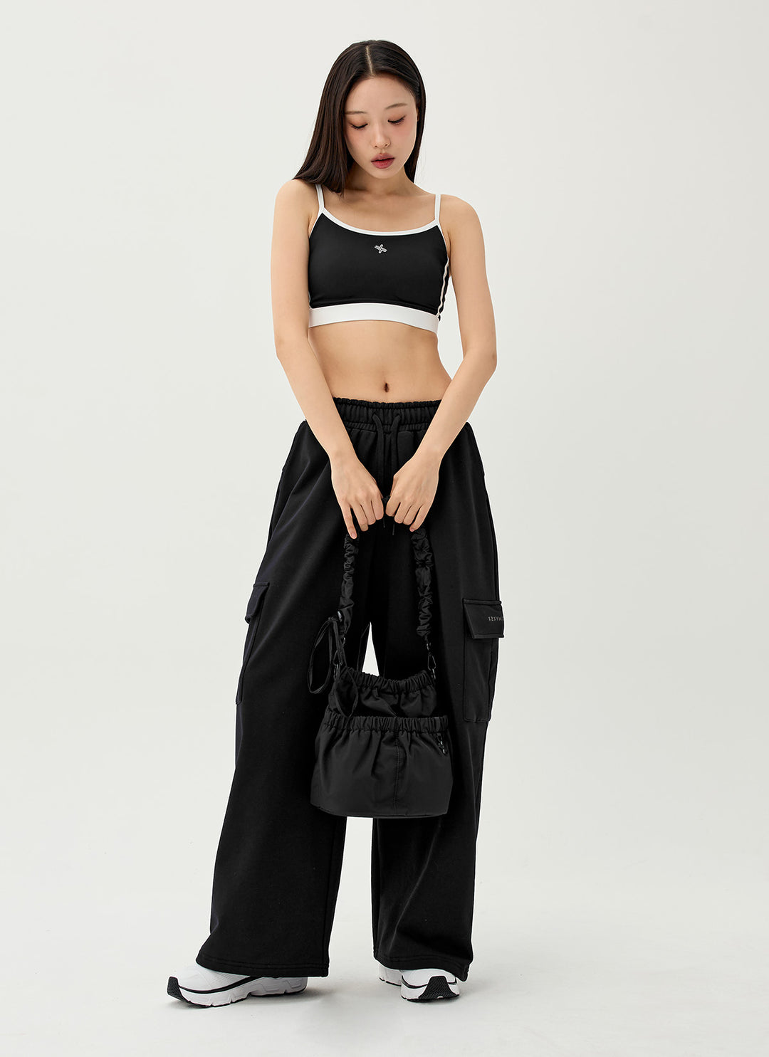 XEXYMIX Lazy Mood Cargo Wide Pants — image 3