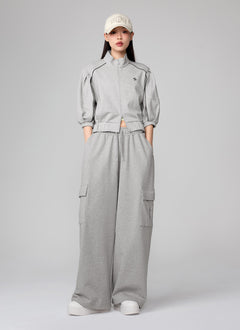 XEXYMIX Lazy Mood Cargo Wide Pants — image 1