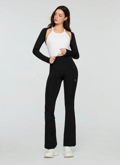 XEXYMIX V-Up 3D Plus Bootcut Leggings in Black — image 3