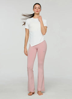XEXYMIX V-Up 3D Plus Bootcut Leggings in Soft Pink — image 1