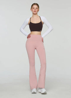 XEXYMIX V-Up 3D Plus Bootcut Leggings in Soft Pink — image 4