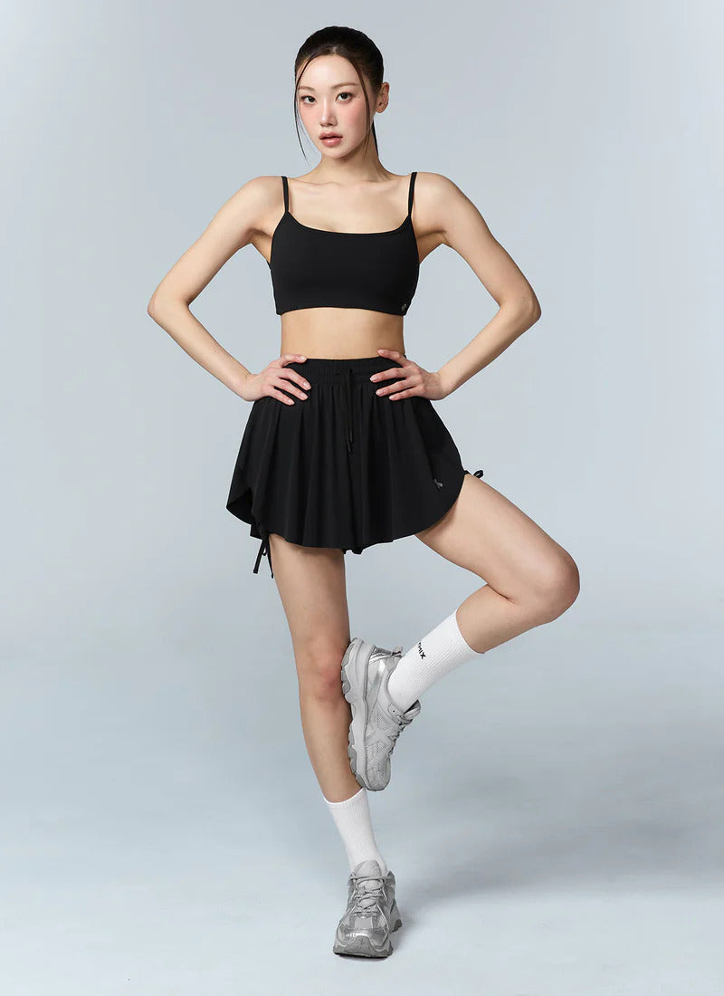 XEXYMIX Air Light Shirring 2-in-1 Shorts in Black — image 1
