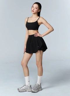 XEXYMIX Air Light Shirring 2-in-1 Shorts in Black — image 2