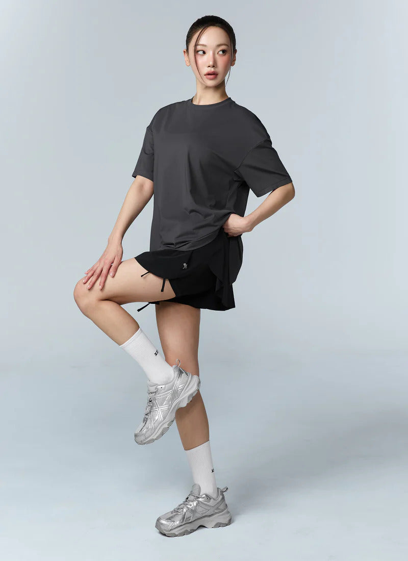 XEXYMIX Air Light Shirring 2-in-1 Shorts in Black — image 3