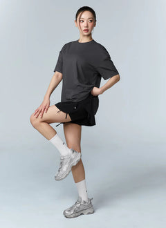 XEXYMIX Air Light Shirring 2-in-1 Shorts in Black — image 3