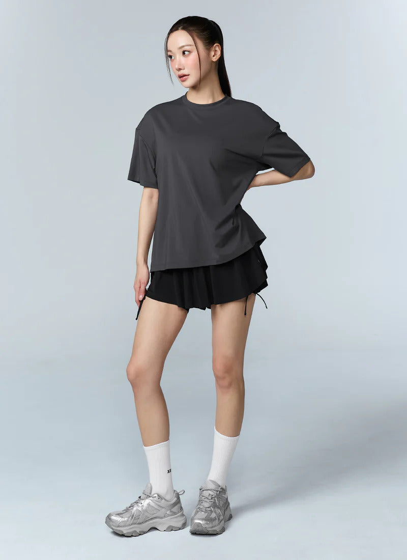 XEXYMIX Air Light Shirring 2-in-1 Shorts in Black — image 4