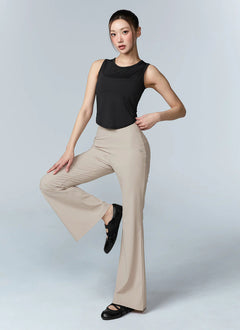XEXYMIX Fresh Cooling Bootcut Pants in Minimal Beige — image 3