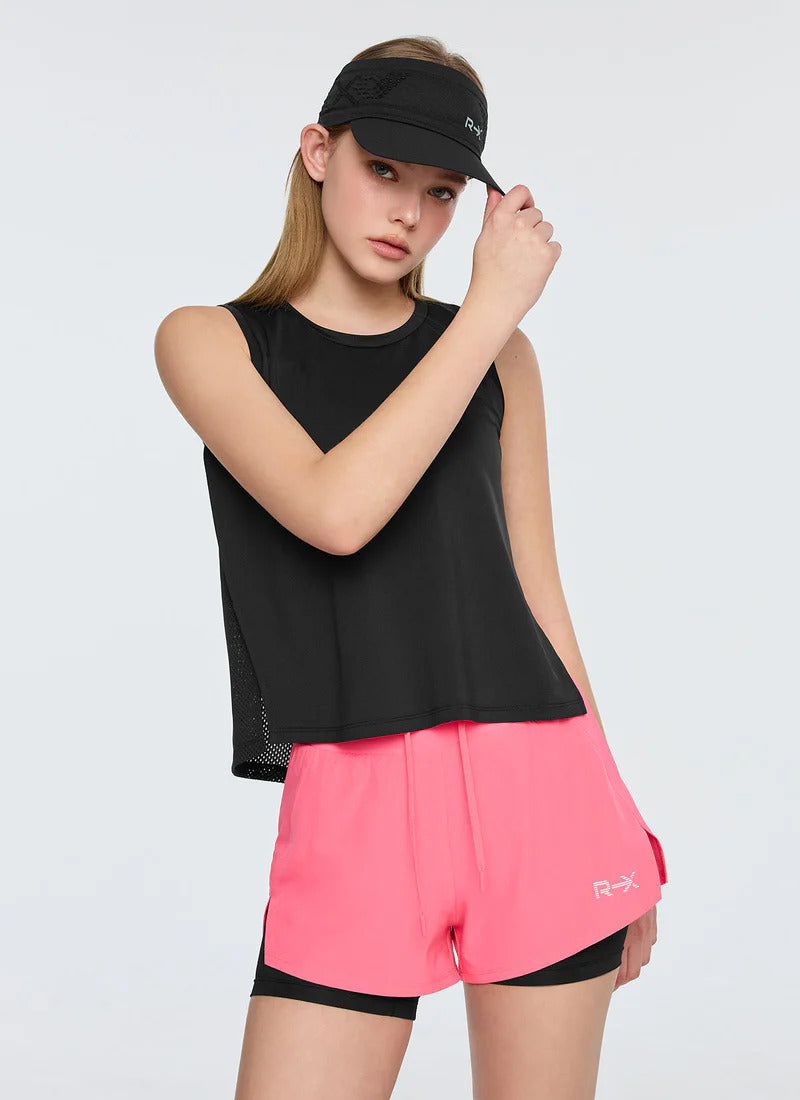 XEXYMIX RX Cool Light Back Mesh Sleeveless in Black — image 2
