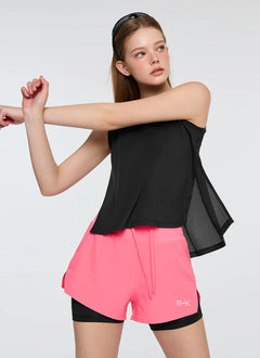 XEXYMIX RX Cool Light Back Mesh Sleeveless in Black — image 3