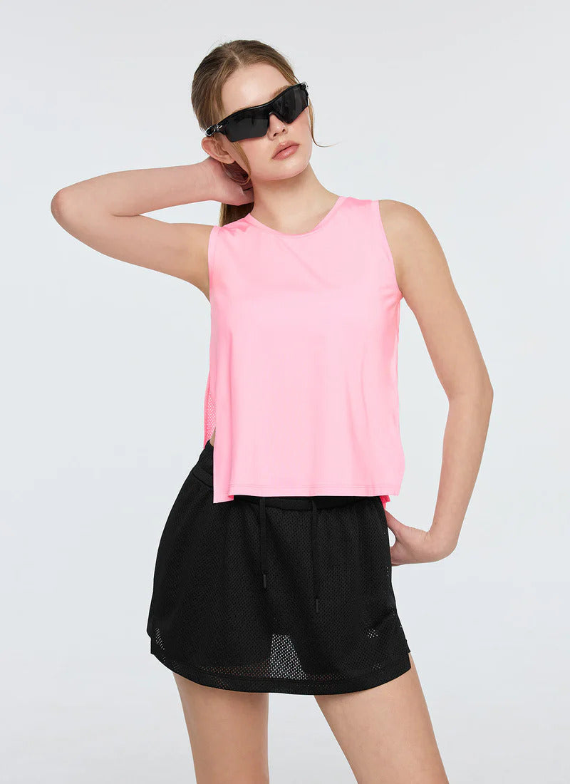 XEXYMIX RX Cool Light Back Mesh Sleeveless in Pink — image 1