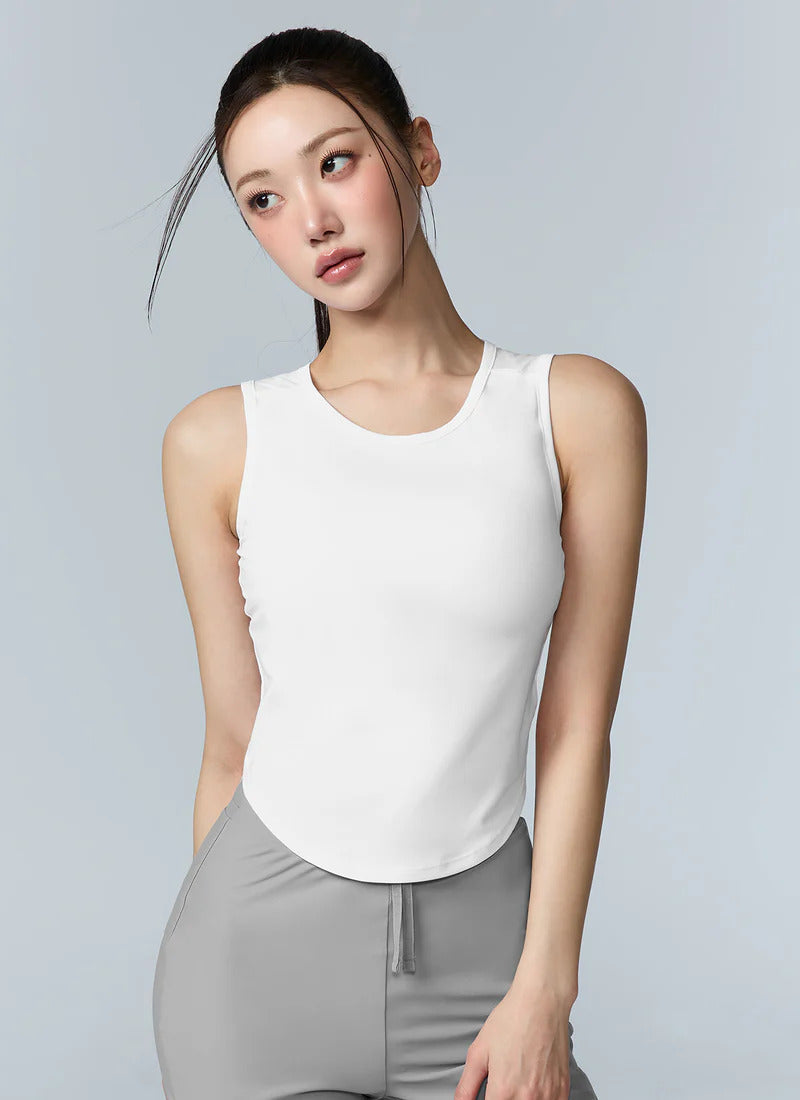 XEXYMIX Ice Scent Sleeveless Top in Ivory — image 3