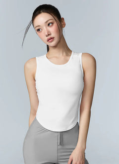 XEXYMIX Ice Scent Sleeveless Top in Ivory — image 3