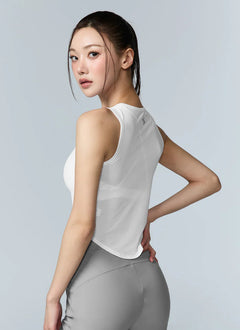 XEXYMIX Ice Scent Sleeveless Top in Ivory — image 4