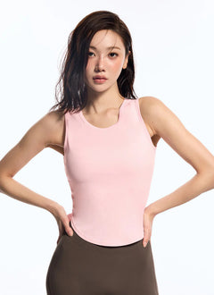 XEXYMIX Ice Scent Sleeveless Top in Scented Pink — image 4