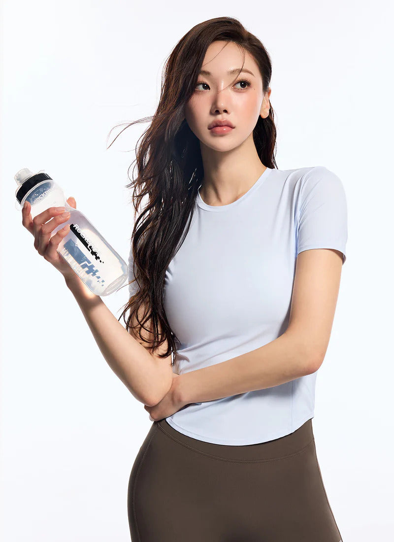XEXYMIX Cooling Princess Short Sleeve Top in Soda Blue — image 4