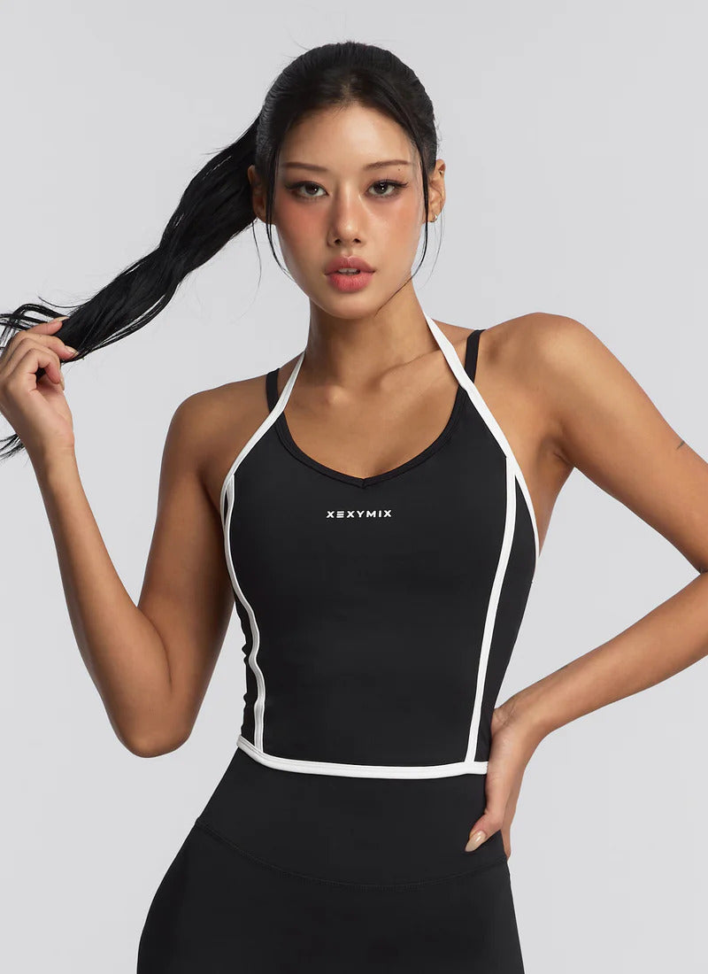 XEXYMIX Black Label Signature Life Curve Line Bra Top in Black — image 1