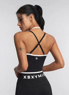 XEXYMIX Black Label Signature Life Curve Line Bra Top in Black — image 2