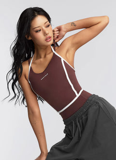 XEXYMIX Black Label Signature Life Curve Line Bra Top in Ruby Wine — image 2