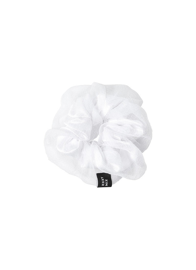XEXYMIX Organza Scrunchie in White — image 2