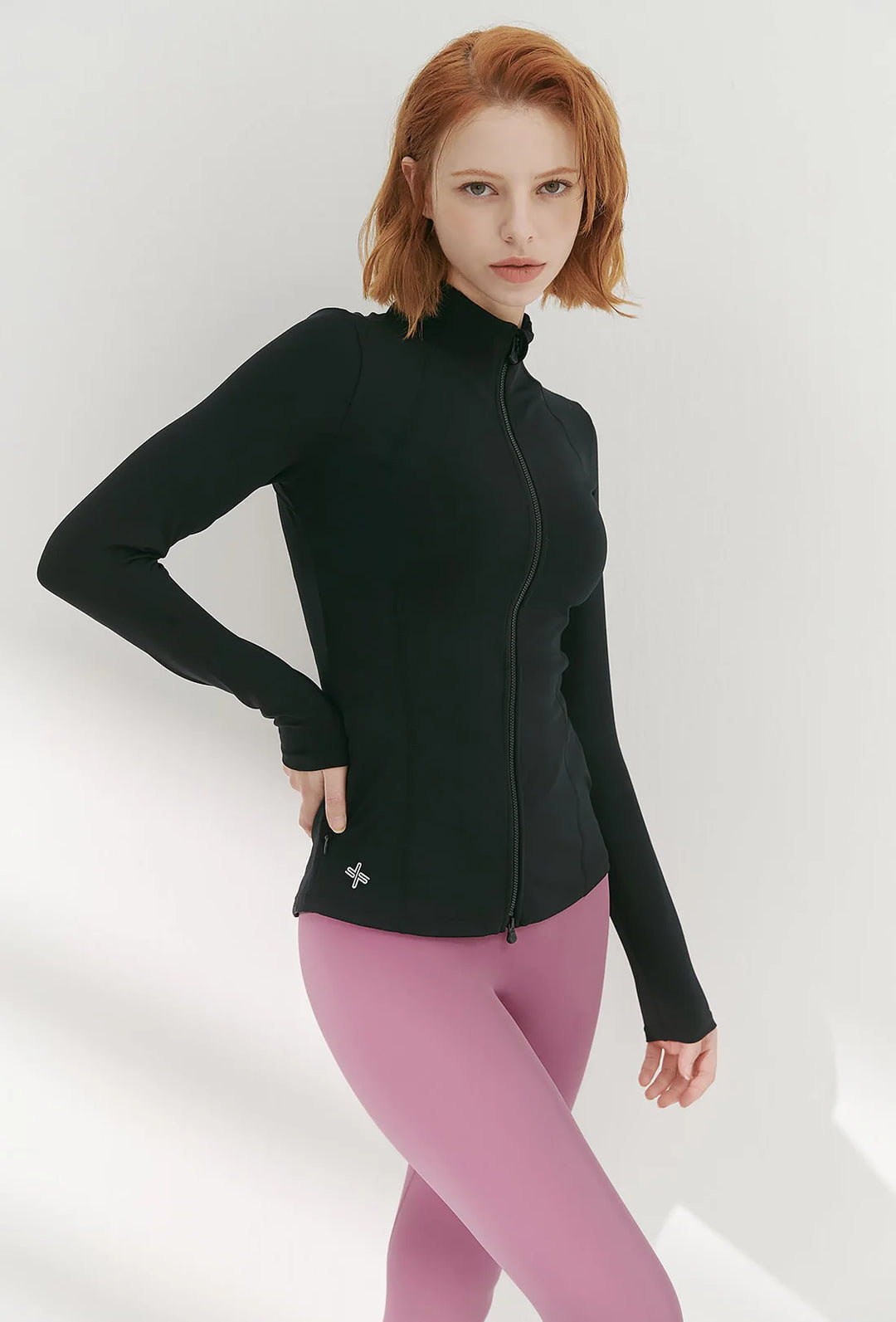 XEXYMIX Xella Intention Slimfit Zip-up Jacket in Black — image 1