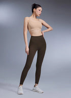 XEXYMIX V-Up 3D Plus Leggings in Chestnut Brown — image 1