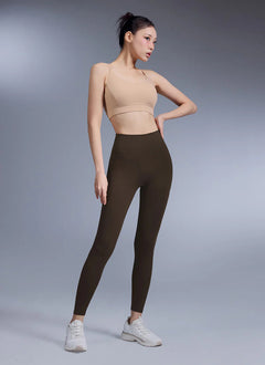 XEXYMIX V-Up 3D Plus Leggings in Chestnut Brown — image 1