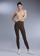 XEXYMIX V-Up 3D Plus Leggings in Chestnut Brown — image 3