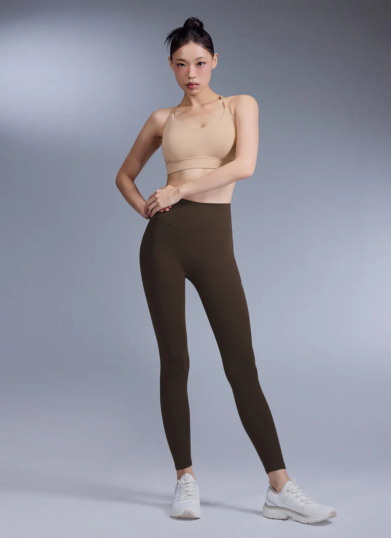 XEXYMIX V-Up 3D Plus Leggings in Chestnut Brown — image 3