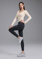 XEXYMIX V-Up 3D Plus Leggings in Dark Gray — image 1