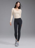 XEXYMIX V-Up 3D Plus Leggings in Dark Gray — image 2
