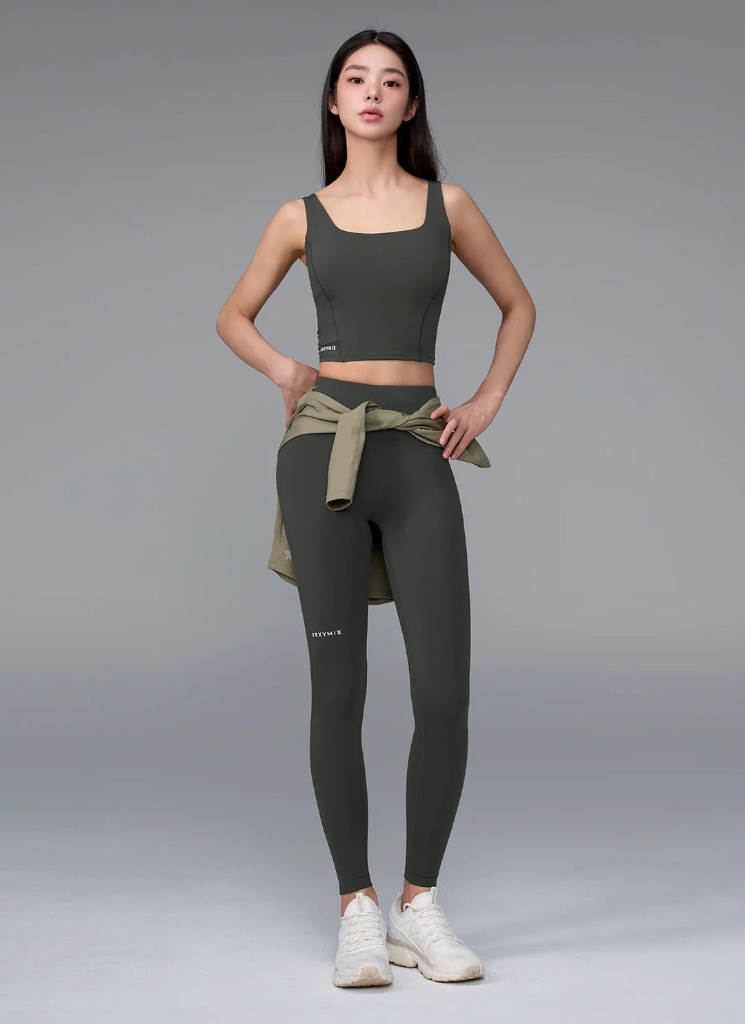 XEXYMIX Black Label Signature 380N Leggings in Deep Forest — image 1