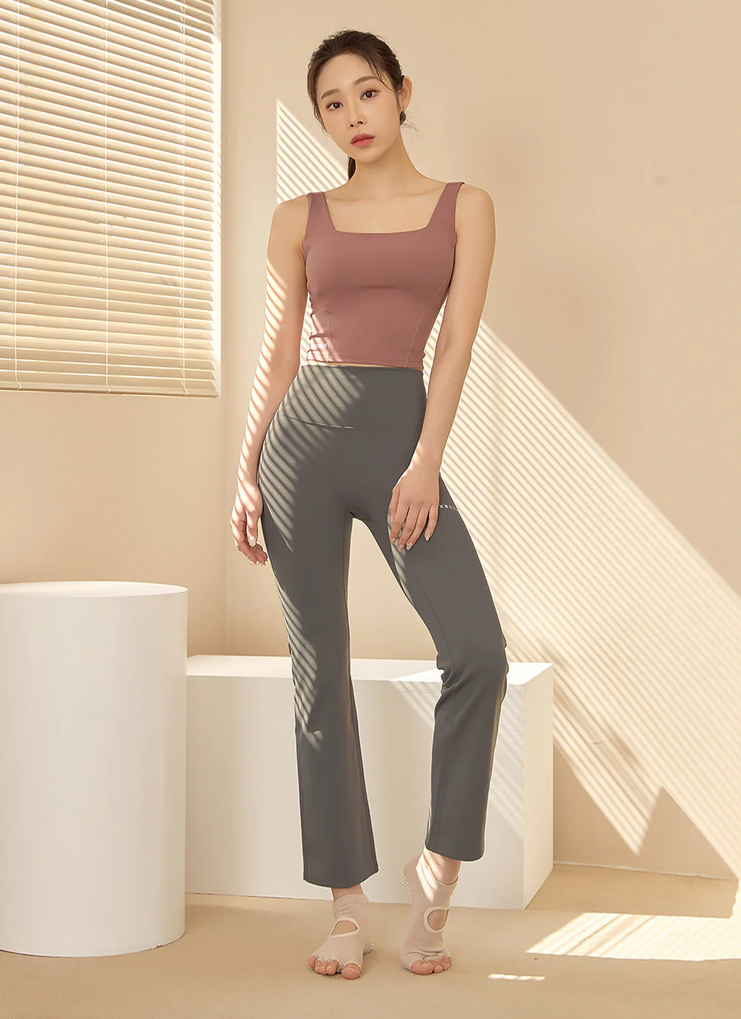 XEXYMIX Black Label Signature 360N Bootcut Pants in Ash Mood — image 1