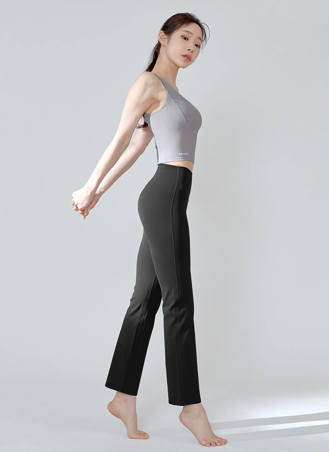 XEXYMIX Black Label Signature 360N Bootcut Pants in Ebony Gray — image 3