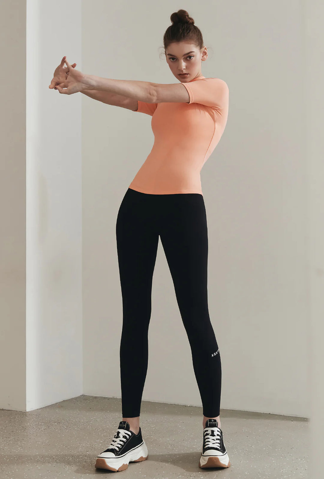 XEXYMIX Black Label 300N Super Light Leggings in Black — image 1