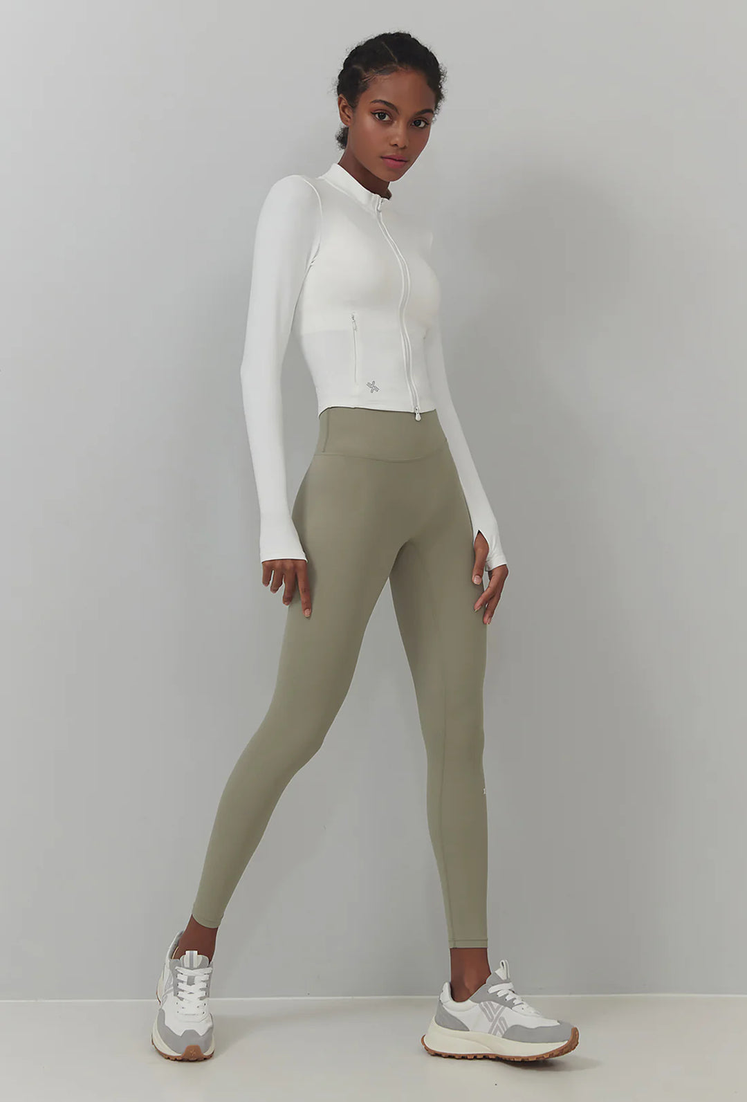 XEXYMIX Black Label 300N Super Light Leggings in Wood Sage — image 1