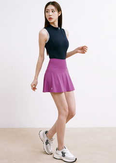 XEXYMIX Black Label Signature Life Flare Skirt in Fuchsia Magenta — image 2