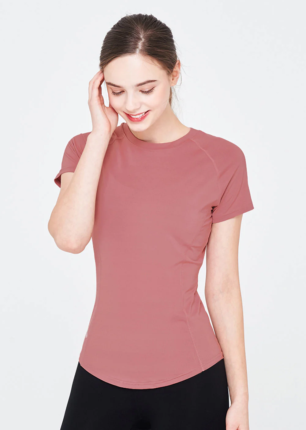XEXYMIX Ice Feather Short Sleeve in Mellow Rose — image 2