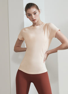 XEXYMIX Ice Feather Short Sleeve in Sheer Skin — image 1
