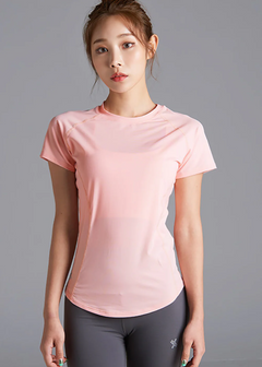 XEXYMIX Ice Feather Short Sleeve in Tropical Pink — image 1