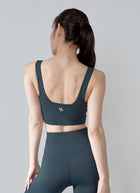 XEXYMIX XELLA™ Intension Square Bra in Sapphire Deep Green — image 2