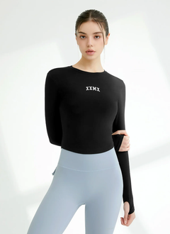 XEXYMIX Cotton Like Finger Hole Long Sleeve — image 1
