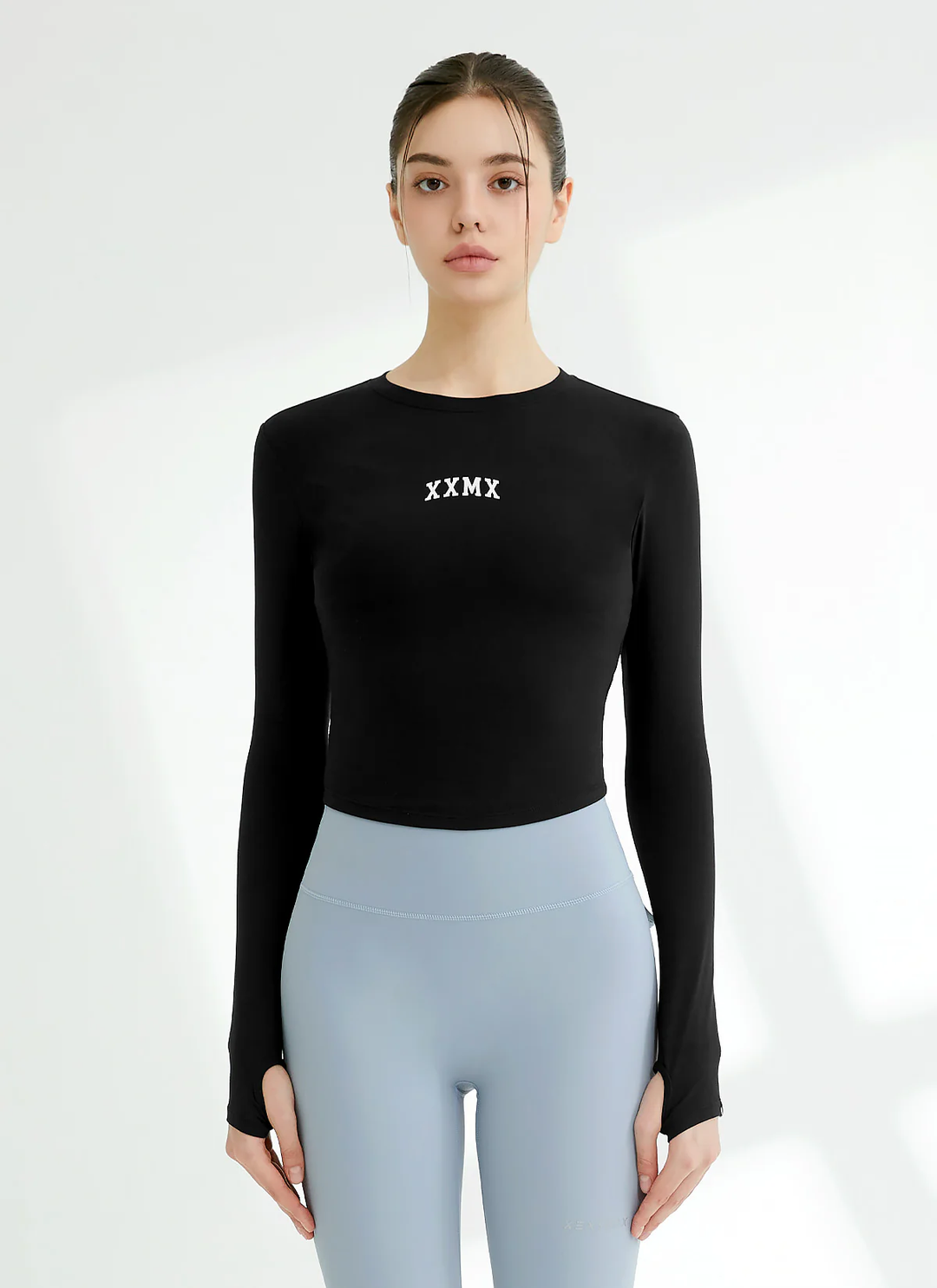 XEXYMIX Cotton Like Finger Hole Long Sleeve — image 2