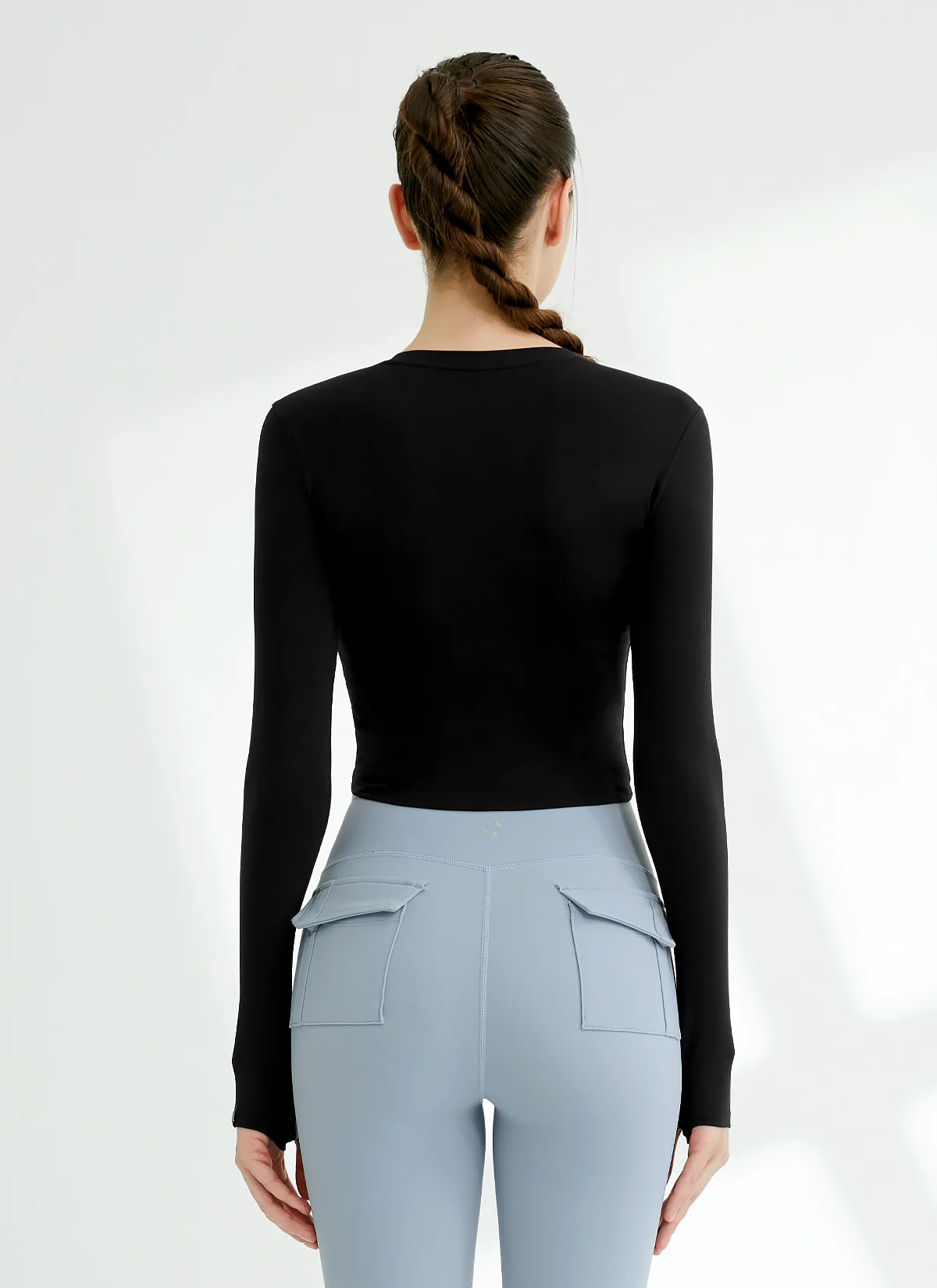 XEXYMIX Cotton Like Finger Hole Long Sleeve — image 4