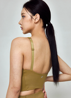 XEXYMIX Black Label Signature 360N Backless Bra Top in Bronze Mist — image 2